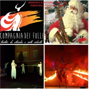 Ferentino 8 dicembre Compagnia dei Folli I colori di Babbo Natale br