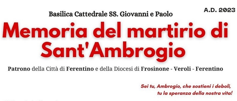 SANT’AMBROGIO AGOSTO 2023