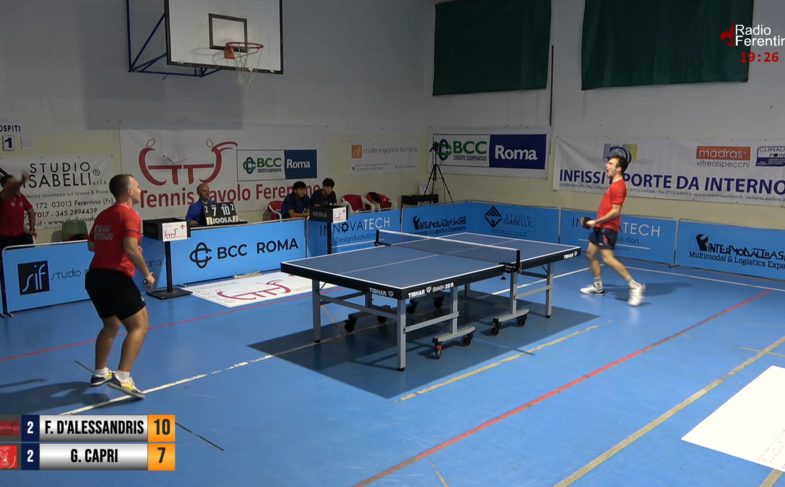 F.D’Alessandris – G.Capri (Fer.-Nap.) | SERIE B1 M Girone D 23/24, 1° Giornata.